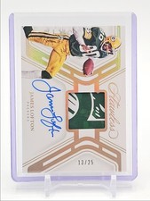 JAMES LOFTON 2025 FLAWLESS SIGNATURE GLOVES PATCH PACKERS AUTO /25 Q5151