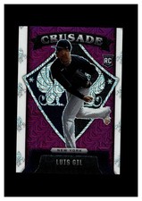 2022 Panini Chronicles Crusade Purple Mojo #7 Luis Gil RC /99 New York Yankees