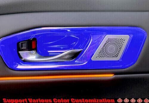 For Honda Accord 2023-24 11th DX Bright Blue Inner Door Bowl Sticke Panel Trim - Afbeelding 4 van 4