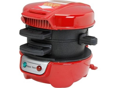 Hamilton Beach 25476 Breakfast Sandwich Maker, Red