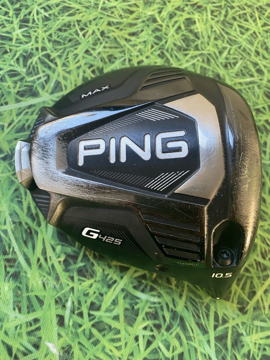 PING G425 ドライバーヘッド10.5度 1w純正ヘッドカバー付 PING G425 