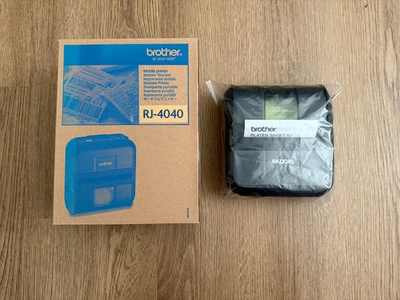 #ad Brother Rugged Jet RJ 4040 Mobile WiFi AirPrint Thermal Label Printer Open Box $175.00