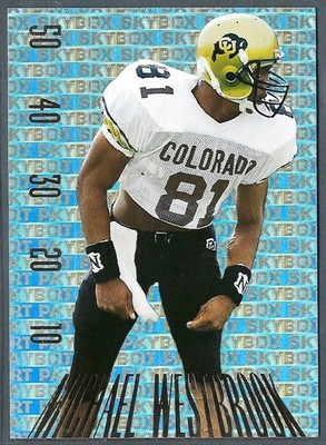1995 Skybox Paydirt Insert Michael Westbrook PD11
