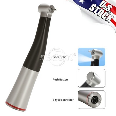 Dental 1:5 Increasing Fiber Optic LED High Speed Handpiece Contra Angle Abdent