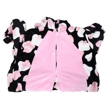  Plush Cow Costume Outfit Halloween Cosplay Sleepwear Adult Animal Costumes