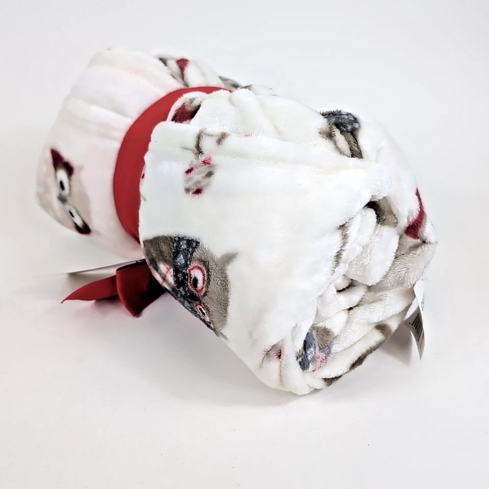 Новый Cannon K-Mart 50 x 60 бросить мягкий бархат плюшевые совы зимний праздник подарочная карта - Изображение 4 из 4