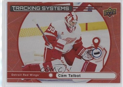 2025-26 Upper Deck Series 1 Tracking Systems Red 5/199 Cam Talbot #TS-2 0b3