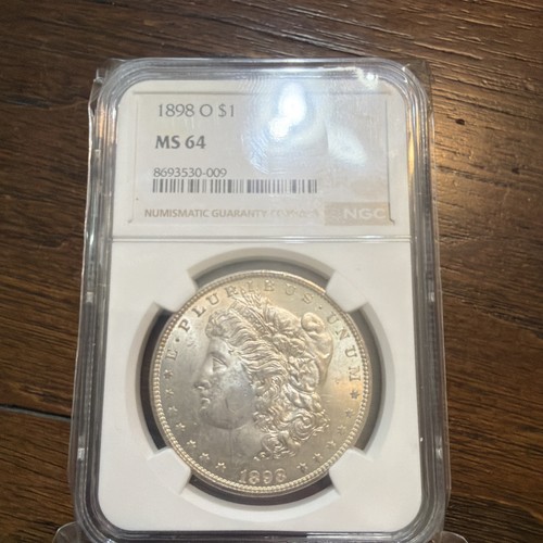 1898-O Morgan Silver Dollar MS64 NGC Certified