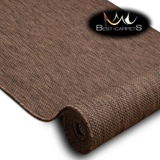 Runner Rugs 'SION' BROWN modern Stairs Width 70cm-150cm extra long sisal-like