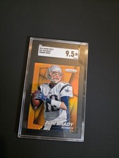 2014 PANINI PRIZM 36 TOM BRADY ORANGE PRIZM SGC 9.5