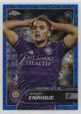 2023 Chrome MLS Blue Mini-Diamond Refractor 11/199 Ramiro Enrique Rookie RC n0c