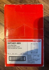 10 pc. Legrand WP3401-WH 1-Port Wall Plate White