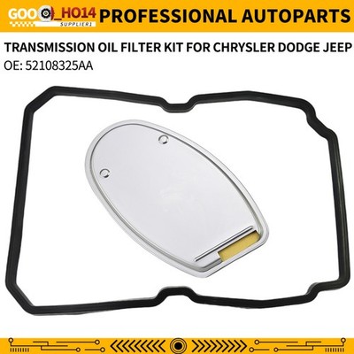 Automatic Transmission Filter + Oil Pan Gasket for Chrysler Dodge Jeep 2003-2019