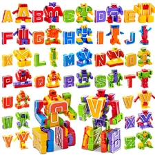 JOYIN Alphabet Robots Toys for Kids, ABC Learning Toys, Alphabots, Letters, Todd
