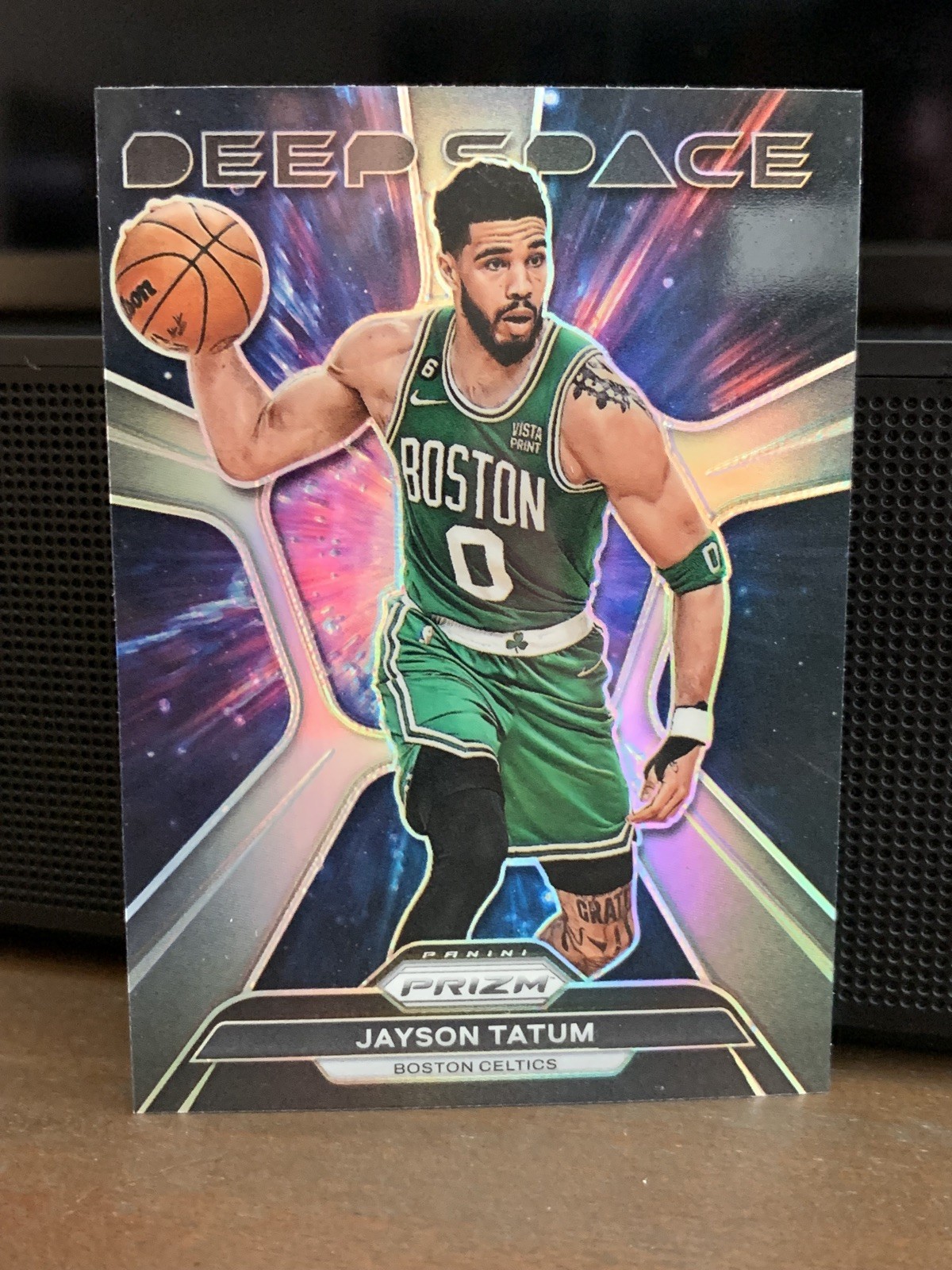 2023-24 Panini Prizm Jayson Tatum #10 Deep Space Silver Prizm
