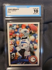 2011 Topps Football #204 Tom Brady Gem Mint 10 New England Patriots