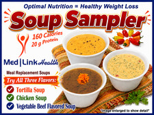 SOUP SAMPLER | SIMILAR TO Optifast  800 | 3 S...
