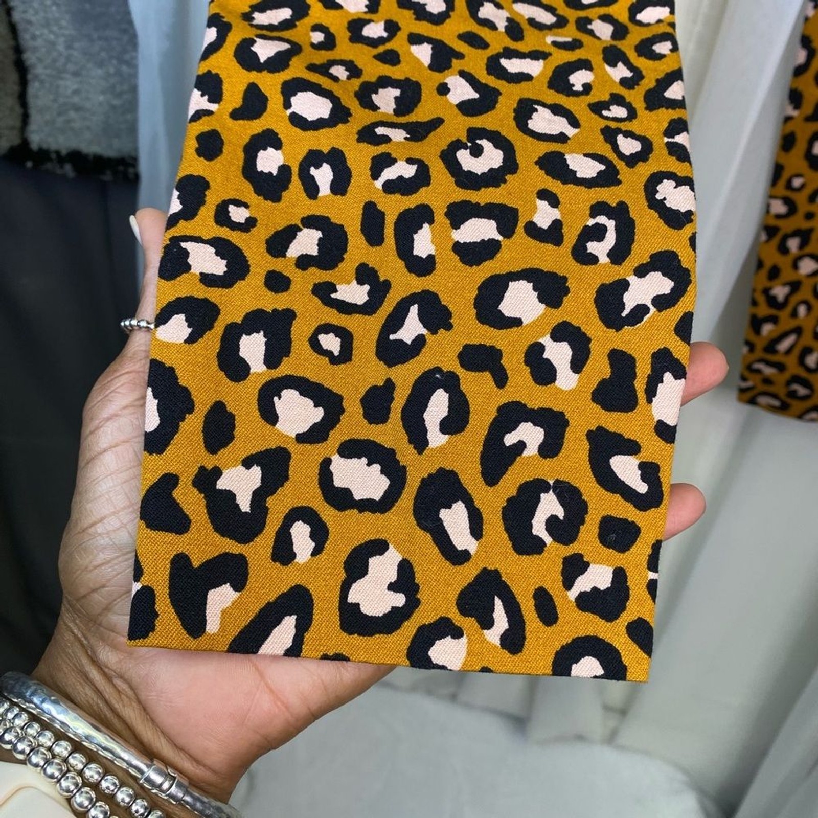 Old Navy Leopard Print Pixie Ankle Pants - Black,… - image 7