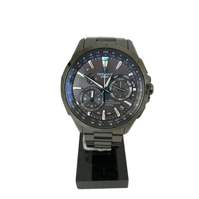 CASIO OCW-G1000 OCEANUS Solar titanium Boxed Watch Good Condition Used Japan