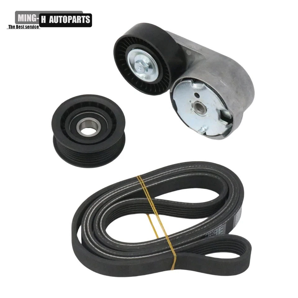 Kit de componentes de transmisión por correa Serpentine para Dodge Challenger Chrysler 300 2012-2015 Foto 3 de 4