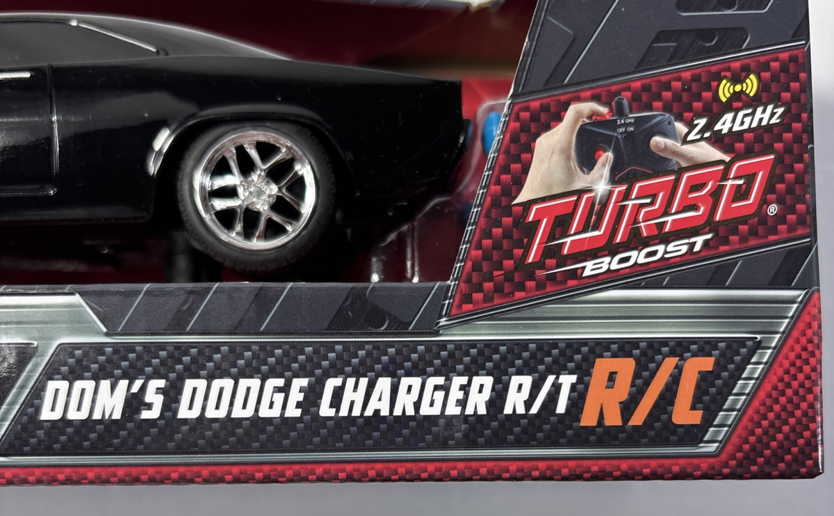 Jada Fast & Furious Dom's Dodge Charger Remote Control RC Car 1 24