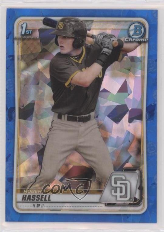 2020 Bowman Chrome Draft Sapphire Edition Robert Hassell III #BD-39 0nr3