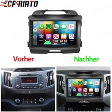 9" F&uuml;r Kia Sportage 2010-2016 GPS Navi Autoradio Android 15 Carplay FM RDS 2+64G