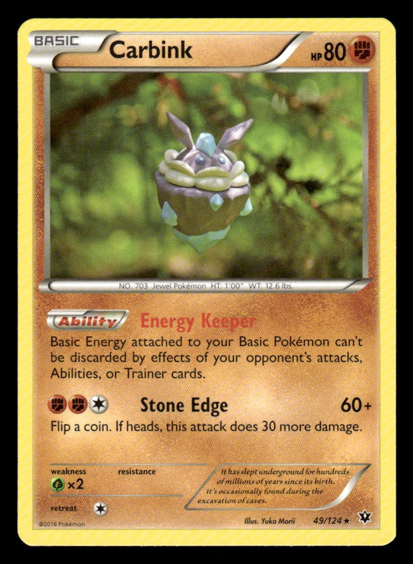 XY - Fates Collide Rare #49/124 Carbink (49)