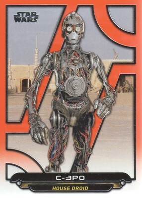 2017/2018 Star Wars Galactic Files Trading Card Orange Parallels: Pick From List