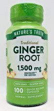 GINGER ROOT 1500mg 100 Caps Nature's Truth EXP 03/2027