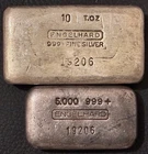 New ListingEngelhard 10 T.oz 5th Series and 5oz 4th Series SAME SERIAL NUMBER ONLY 1 KNOWN!