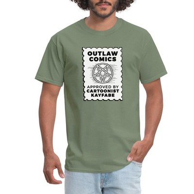 Outlaw Comics Approved By Cartoonist Kayfabe Men's T-Shirt