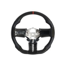 D-shaped Flat-bottom Steering Wheel, Hydro Dip Carbon Fiber Steering Wheel Wi...
