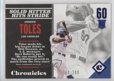 2017 Panini Chronicles Rookies Blue 64/299 Andrew Toles #124 2r8