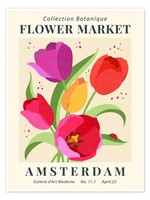 Poster Flower Market Amsterdam Iii - Talex
