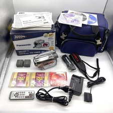 Panasonic VDR-D300 3.1 Megapixels Videokamera DVD Camcorder Silber OVP