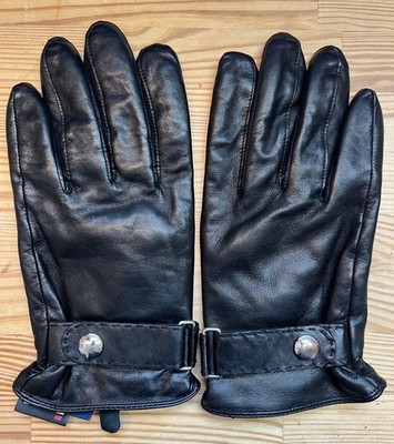 Lederhandschuhe - Ralph Lauren Polo - Schwarz - XL - 3M Thinsulate - Sehr Gut!