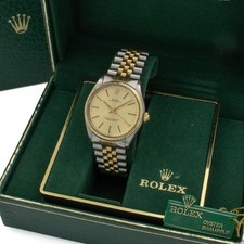 Rolex Oyster Perpetual 34mm Ref. 1002 Two-Tone Box/Papers Watch #W337776-1