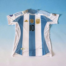 Argentina Messi 10 Jersey Size L World Cup 2026 Home Celeste Blanco Sky Blue New