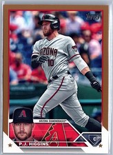 2023 Topps Update P.J. Higgins #US82 Gold #/2023 Arizona Diamondbacks