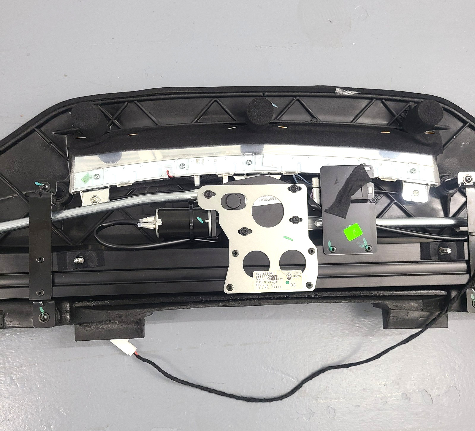 Maserati Ghibli 2014-20 Rear Window Sunshade Roller Blind Shelf Cover Black OEM