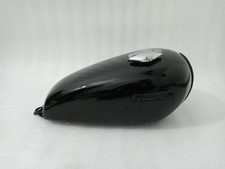 YAMAHA XS650 XS 650 1978-83 Black Alloy Paint Gas Tank +Cap +Dual Petcock Mount