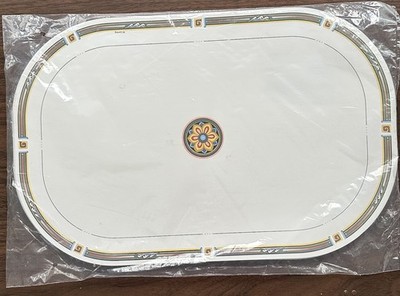 NIP 12 Corelle Corning Coordinates Royal Lotus #206 Reversible PLACEMATS Vinyl