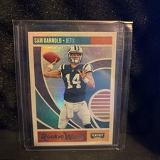 2018 Panini Playoff Rookie Wave #11 Sam Darnold Rookie Card. rookie card picture