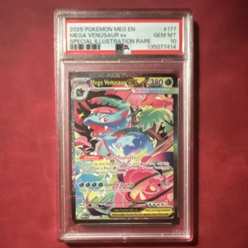 Pokémon Mega Venusaur ex Special Illustration Rare PSA 10 177/132 MEG Holo
