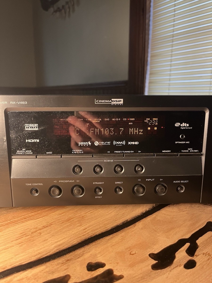 Yamaha RX V463 5.1 Channel 105 Watt Receiver for sale online | eBay