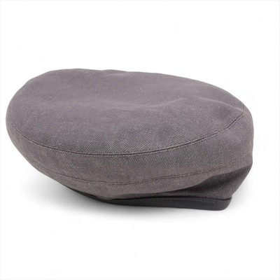 Hermès SAINT HONORE Beret 57 Cotton Gray Serie Button | eBay display picture 2