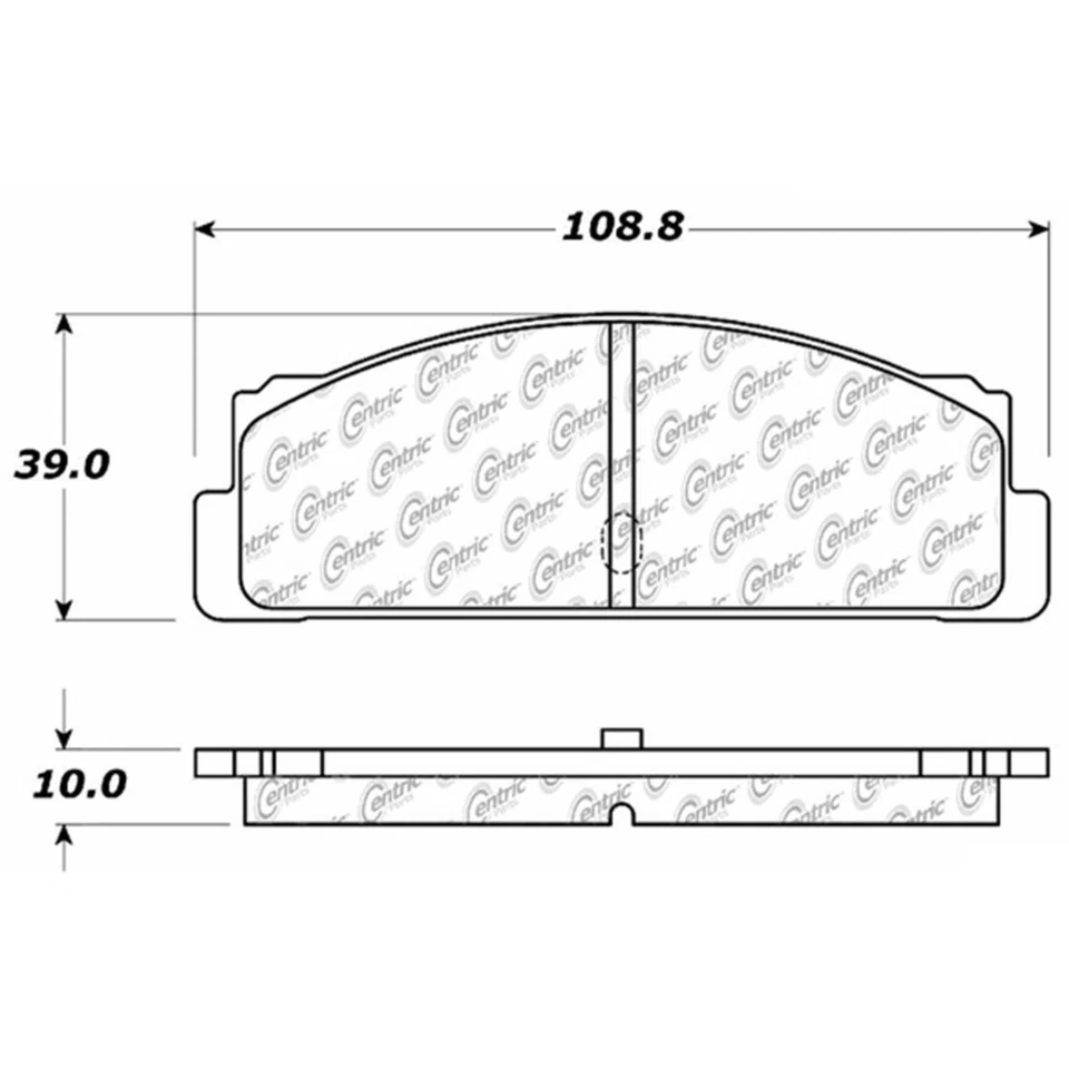 Para 1984-1989 Bertone X-1/9 | Pastillas de freno de disco traseras centradas | Semimetálicas Foto 4 de 4