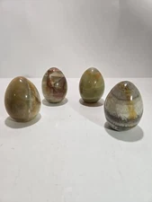 Marble Eggs Lot Of Four