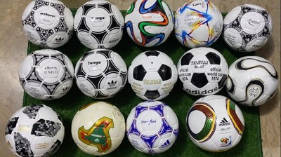 Adidas historical mini ball set 14 pcs for collector FIFA world